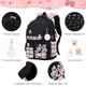 thumbnail image 5 of Mochila ACESAK para niñas, jardín de infantes, escuela primaria, negra, 5 of 7