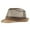 Khaki, variant on Lolmot Unisex Summer Cool Elegant Trilby Hat & Stylish Hollow Beach Hat