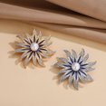 thumbnail image 2 of fuxzkrlz Sunflower Shape Brooch Pin for Women, Rhinestones Inlaid Brooch Pin for Dress, Coat, Shawl, Brooch Versatile Accessory for Mother, Wedding, 2 of 6