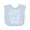 AE-Light Blue, variant on Inktastic My Fist New Year 2026 Horse Boys or Girls Baby Bib