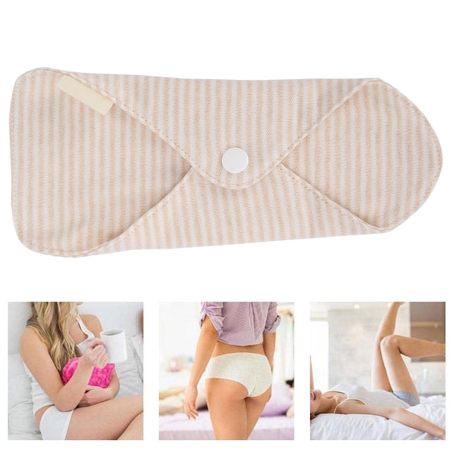 Compresas Menstruales Reutilizables, Algodón Orgánico, Hipoalergénicas Y Cómodas, 3 Patrones, Transpirables Con Ajuste Seguro Para Mujeres
