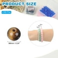 thumbnail image 2 of Uxcell Natural Stone Beads Chalcedony Beads for Jewelry Making Bracelet Necklace Brown 6mm, 2 of 7