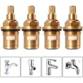 thumbnail image 1 of 4 Pieces Ceramic Disc Head, Hot And Cold Faucet Replacement Cartridge, Universal Crday Gift, 1 of 5