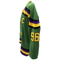 thumbnail image 2 of Charlie Conway 96 Ducks Deluxe Embroidered Green Hockey Jersey, 2 of 5