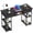 Black, variant on BoldGear Desk with Fabric Drawers, Computer Office 48 Inch Gaming Writing Study 4 Storage Shelves Table for Home Office Bedroom PC Desk,Brown