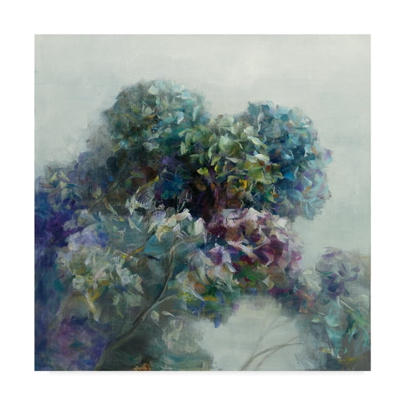 Trademark Fine Art 'Abstract Hydrangea' Canvas Art by Danhui Nai