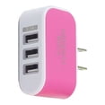 thumbnail image 4 of HLONK Universal Candy Color 3 USB Multi-Port Wall Charger US Plug Wall Adapter Cube Block AC 110-220V 5V, 4 of 4
