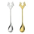 thumbnail image 5 of Oiur Ice Cream Scoop Food Grade 304 Stainless Steel Christmas Elk Dessert Coffee Spoon Kitchen Accessories, 5 of 8