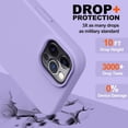 thumbnail image 4 of Compatible with iPhone 13 Pro Max Phone Case | Thickening Liquid Silicone |Anti-Scratch Microfiber Lining |Full-Body Duty Heavy Protection Case for iPhone 13 Pro Max Women Girls,Light Purple, 4 of 13