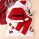 thumbnail image 3 of Disfraz de Papá Noel para niño pequeño, conjunto de ropa de abrigo de Papá Noel para Navidad, ropa de invierno para niña, atuendo para bebé recién nacido de 18 a 24 meses, 3 of 8