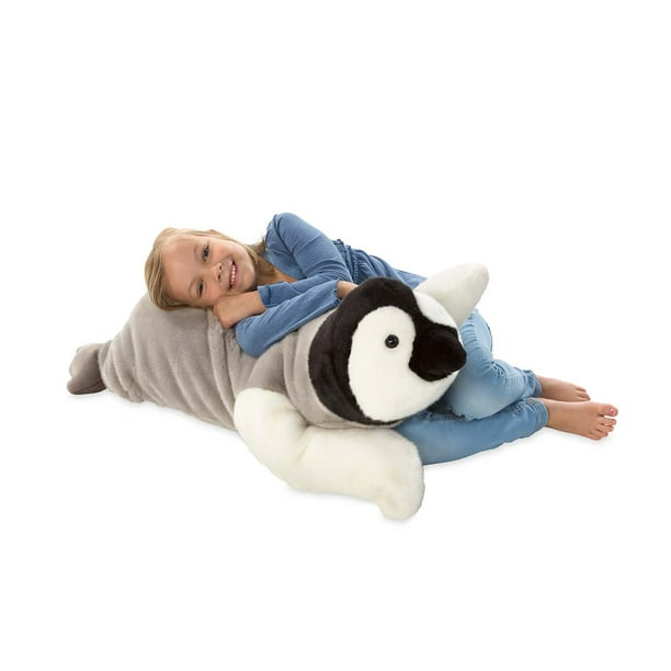 Giant and Cuddly Plush Penguin Body Pillow, 34