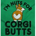 thumbnail image 2 of Nuts for Corgis Cute Dog Pets Lover Romper Boys or Girls Infant Baby Brisco Brands 12M, 2 of 6