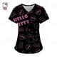 thumbnail image 2 of Camisetas de verano con cuello en V de Hello Kitty, camisetas de hospital para mujer 2023, uniforme de enfermera, ropa de mujer, camisetas con bolsillo, camisetas, 2 of 5