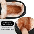 thumbnail image 4 of HOMEHOT Boys Slippers Moccasins Kids House Shoes Comfy Memory Foam Slippers for Girls Black Size 4 Big Kid Unisex, 4 of 6