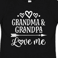 thumbnail image 4 of Inktastic Grandma Grandpa Love Me Grandchild Boys or Girls Toddler T-Shirt, 4 of 5