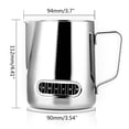 thumbnail image 5 of Milue 600ml Stainless Steel Milk Frothing Pitcher with Temperature Sensor Coffee Maker Steaming Jug Creamer Measuring Cup Coffee Craft Tools Accessories, 5 of 10