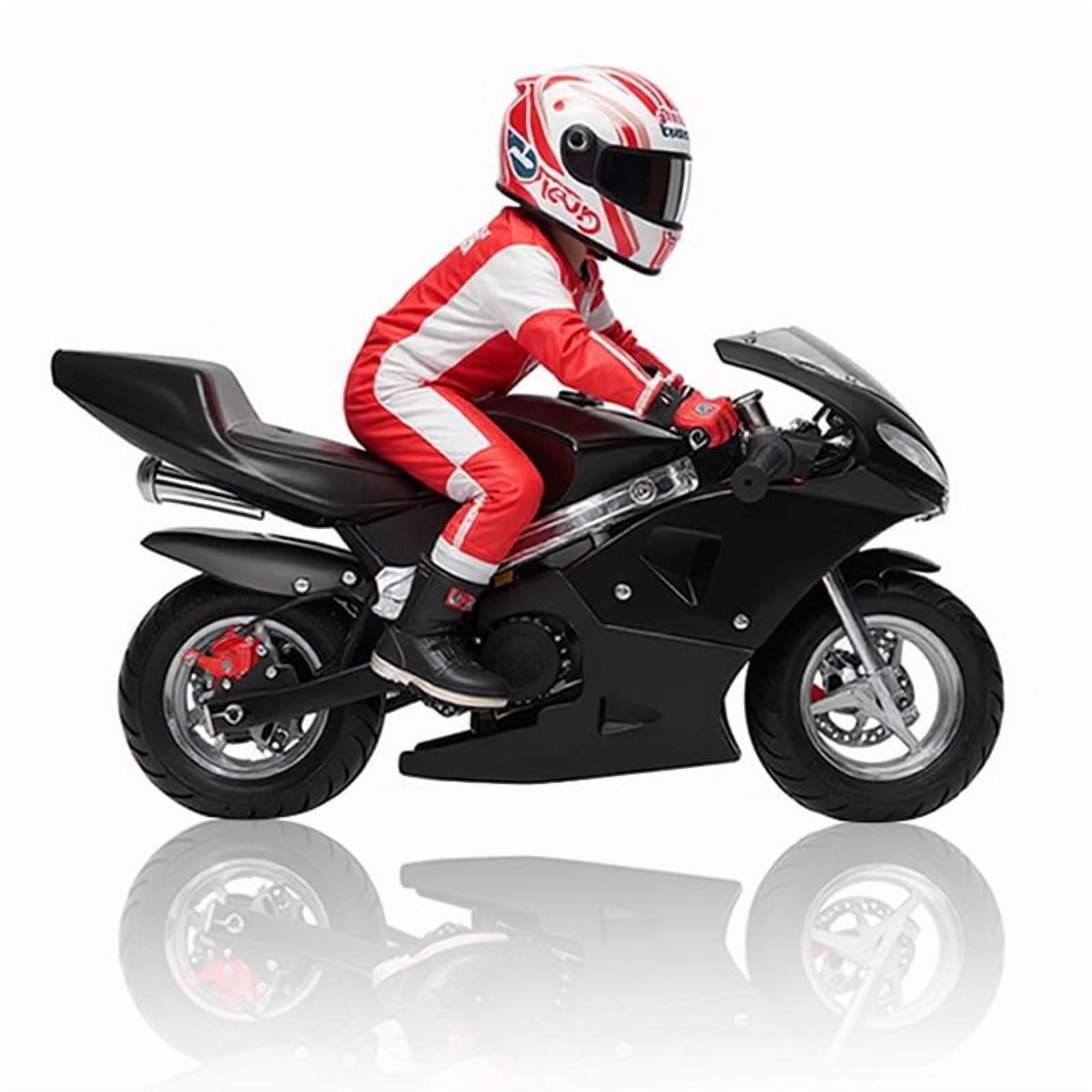 49CC Mini Motorcycle for Adults Kids | 2-Stroke Engine Gas Pocket Mini Dirt Bike | Gas Pocket Motorbike | with Front Rear Disc Brakes | Dual Headlights | 11 Inch Wheels | Miniature Kid Dirt Bike