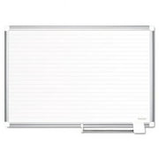 Ruled Planning Board  48x36  White-Silver