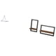 thumbnail image 1 of Escultura de pensador abstracto con estantes de pared de madera rústica moderna, decoración creativa para el hogar y la oficina., 1 of 8