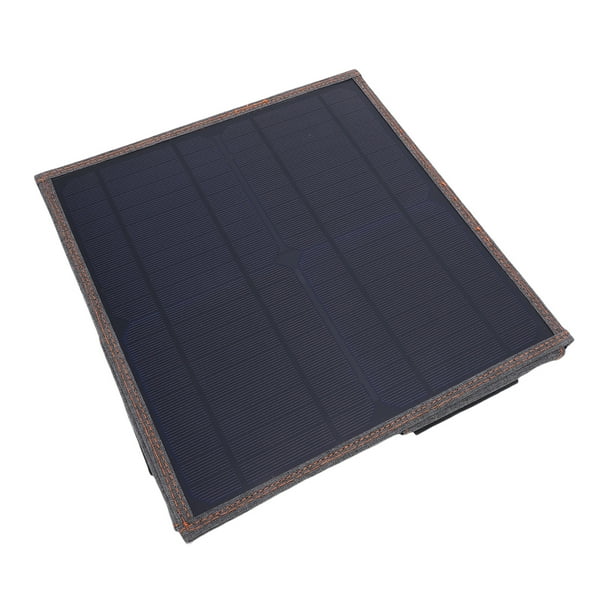 Panel Solar Portátil, Silicio Monocristalino Plegable Que Protege El Sol Previene La Abrasión Paquete De Panel Solar Portátil Para Acampar