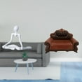 thumbnail image 2 of Figura de escritorio,Escultura abstracta de pensador para decoración de oficina y hogar.,Sofá en miniatura para muñecas,Muebles de casa de muñecas,modelo de sofá europeo,decoración,Modelo, 2 of 8