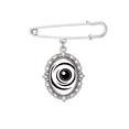 thumbnail image 1 of Vector patrón negro ojo decoracion Broche vestido camisa Chal clip Unbranded M, 1 of 3