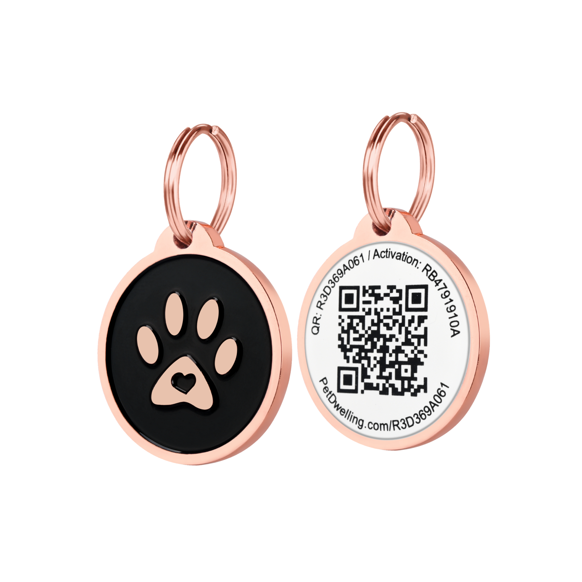 Pet Dwelling Premium QR Code Pet ID Tags Dog Tags and Cat Tags