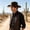 Coffee, variant on QSAWXQZ Men's Western Cowboy Hat Wide Brim Outdoor Hat Free Size