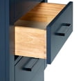 thumbnail image 7 of Ariel T2065-Lc Hepburn 65" Wood Free Standing Bathroom Linen Tower - Black / Satin Brass, 7 of 7