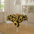 thumbnail image 6 of Summer Sunflower Tablecloth Square 54x54 Inch Ruitic Yellow Floral Vinyl Table Cloth Waterproof Fabric Farmhouse Sun Flower Tablecloths Decorative for Holiday Home Party Wedding Picnic, 6 of 6