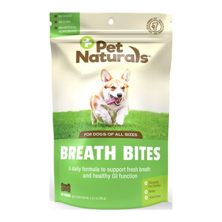 UPC: 0026664005540 | Pet Naturals Breath Bites  Fresh Breath and Digestive Support for Dogs  60 Chews