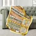 thumbnail image 2 of 14th Birthday Blanket Blanket Flannel Fleece Bed Throw Blankets Lightweight Cozy for Bedroom All Season Sofa Decor Gift 30x40, 2 of 6