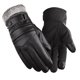 thumbnail image 1 of Guantes de conducción de piel de oveja de invierno para hombres y mujeres, pantalla táctil de dedo completo Afortunado Sencillez, 1 of 5