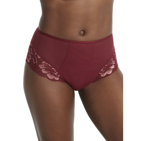 Panache RED ROSE Sabrina High Waist Brazilian Brief Panty  US 3X-Large
