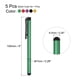 thumbnail image 2 of 5uds Lápices Ópticos para Dispositivos Táctiles Universal Capacitivo Negro Dorado Púrpura Rojo Verde Unique Bargains, 2 of 7
