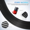 thumbnail image 3 of ELAYARD Driveway Curb Ramps Threshold Ramp Black PVC Non-slip For Wheelchair 1Pcs, 3 of 6