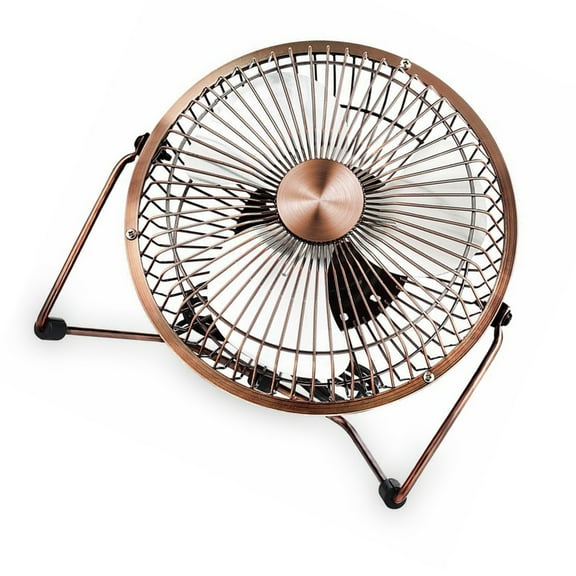 USB Small Fan 4/6Inch Metal Outdoor Dormitory 360 Degree Rotatable Fan Portable