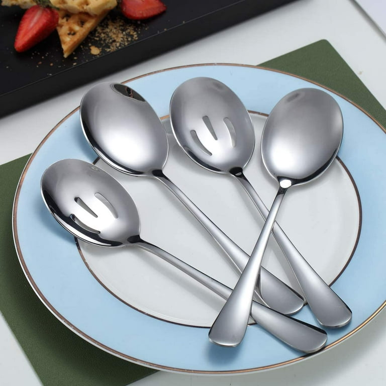 4 Spoon Lot Royal Stainless Allegheny Metal STREAMLINE Serving Spoon  Tablespoon