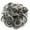natural black mix silver grey, variant on LELINTA Synthetic Hair Bun Extensions Messy Hair Scrunchies Hair Pieces for Women Hair Donut Updo Ponytail