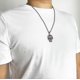 thumbnail image 3 of 2026 Men's Stainless Steel Pendant Necklace Gothic Skull Pendant with 24 Inches Link Chain, 3 of 5