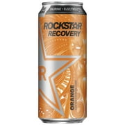 Rockstar Recovery Orange with Electrolytes Energy Drink, 16 oz, 1 Count Can