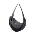 thumbnail image 3 of Billuyoard Bolsa para mascotas de tela neta Hombro para mascotas Bolsa de transporte al aire libre Portador de animales ajustable Suministros para perros negro L Billuyoard PT000207-09, 3 of 6