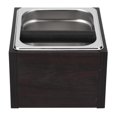 thumbnail image 4 of Contenedor cuadrado de acero inoxidable para residuos de café, cubo para residuos, caja con Base, 4 of 8