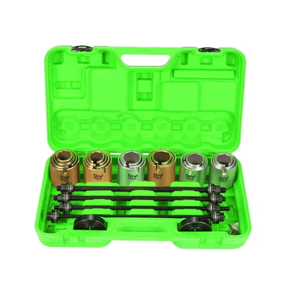 26-Piece Press  Pull Sleeve Kit For Bushings Bearings Seals on Cars LCV HGV (34–72 mm, M10–M16)