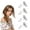 style:style1;, variant on 4pcs bowknot metal hair clip with side clips for women's hair accessories Y2K hair accessories-style:style1;