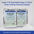 thumbnail image 3 of Sodium Percarbonate Powder 2 Pack (10 lbs Total) – Oxygen Bleach Alternative & Stain Remover – Multi-Purpose Cleaner for Laundry, Carpets, Tile, Grout, Decks, Kitchens & Outdoor Areas, 3 of 7