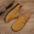 thumbnail image 5 of Pennysue Women Clogs Slip On Suede Mule Shoes Buckle Arch Support Comfortable Casual House Slippers Outdoor Work, 5 of 7