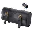 thumbnail image 4 of Ruiboury PU Small But Spacious Bike Front Bag To Fit All Essentials Multifunctional Cycling Mount Front Bag Black, 4 of 6