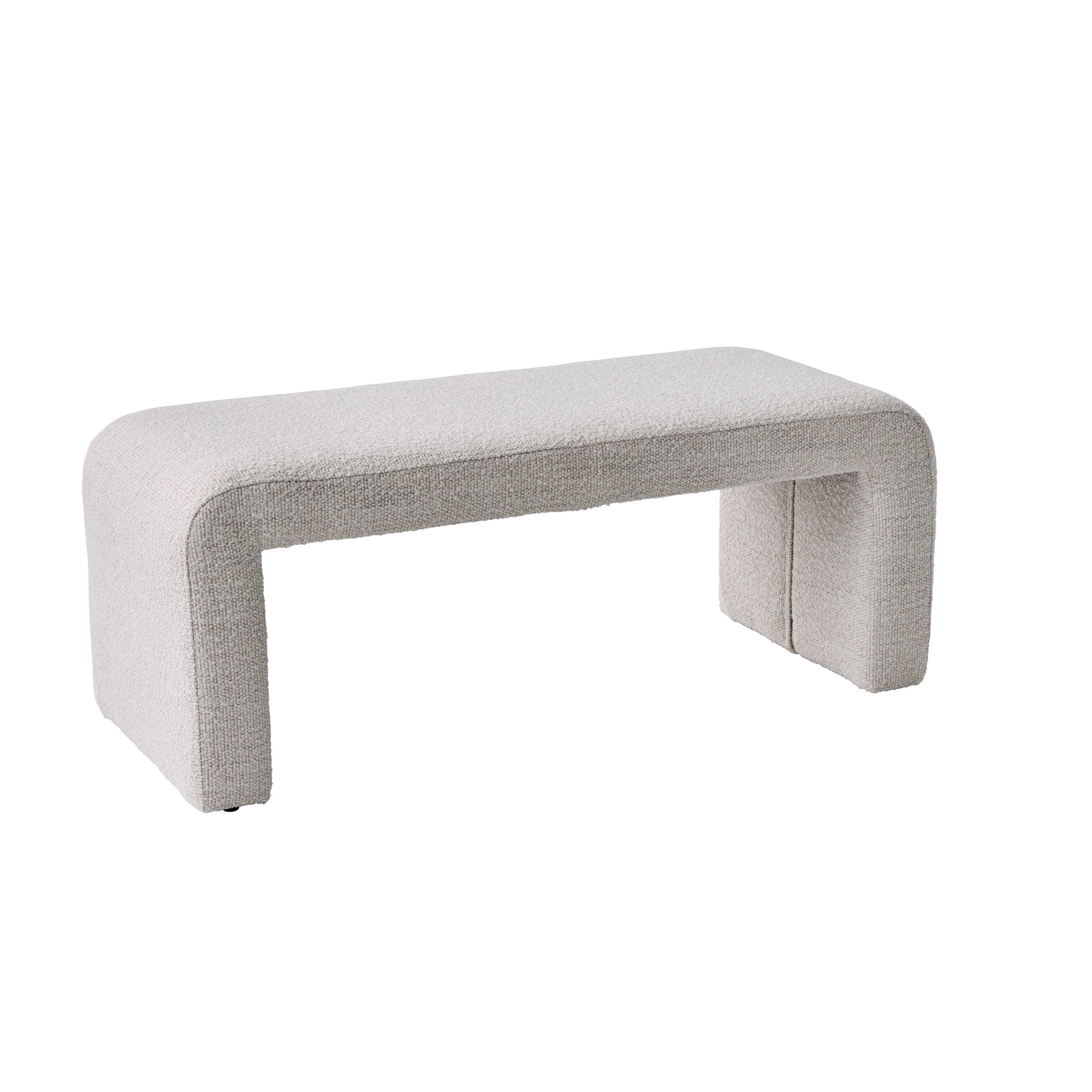 Better Homes & Gardens Juliet Boucle Waterfall Bench, Ivory