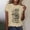 Multicolor plus size graphic tees women a1, variant on MORESEC Women's Plus Size T-Shirts Short Sleeve Graphic Tees Casual Round Neck Fish Pattern Beach Vacation Summer Fashion Clothes, Multicolor 5XL